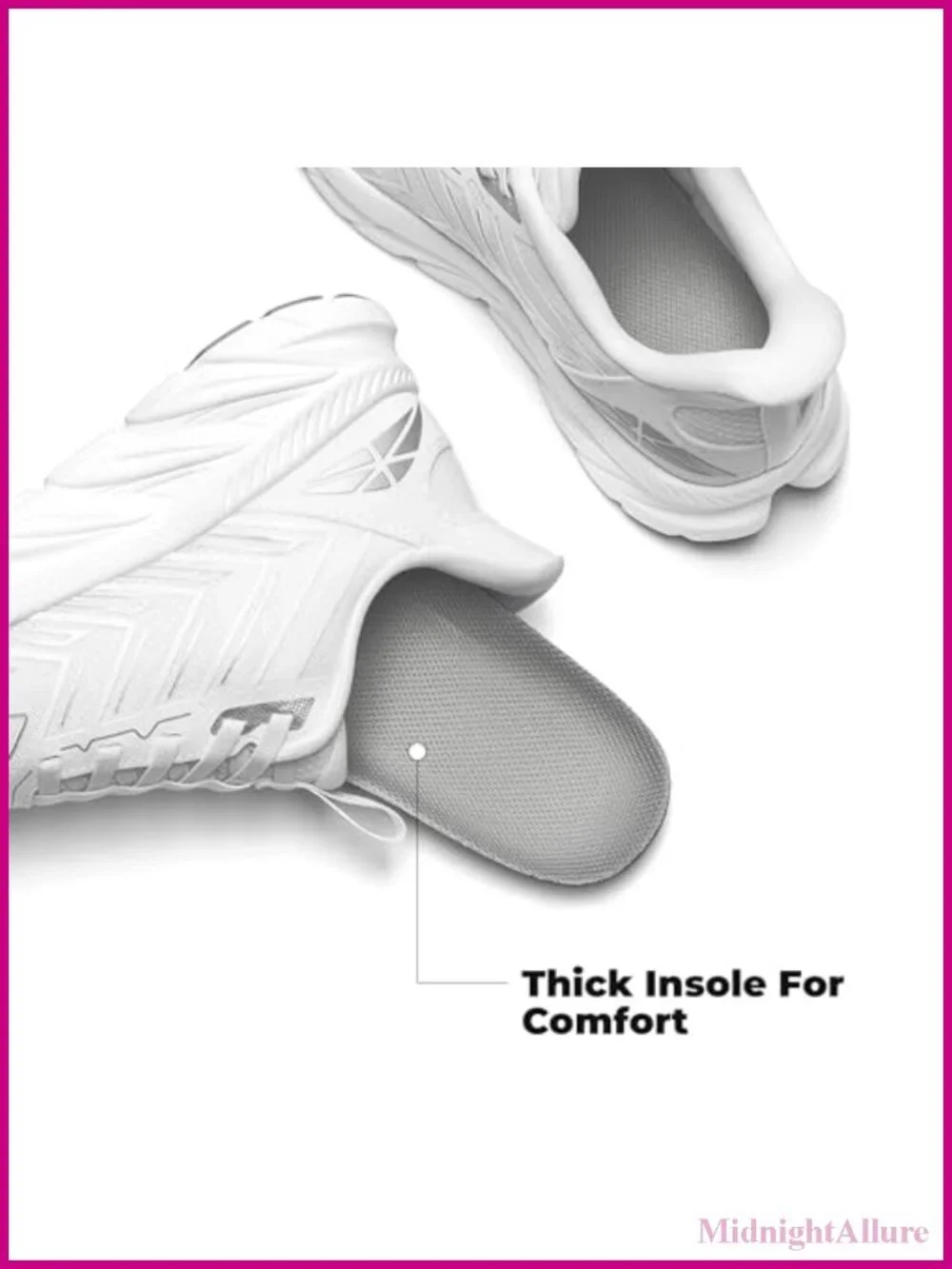 Women's Slip-On Walking Sneakers Cushioned EVA Memory Foam